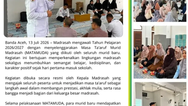 Masa Ta'aruf Murid Madrasah | Tanamkan Semangat Belajar dan Karakter Positif