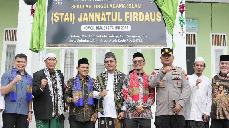 Wagub Aceh, resmikan kampus STAI Jannatul Firdaus Kota Subulussalam