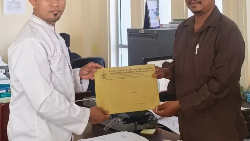 SJF Kota Subulussalam "Terima SK dari Kopertais Wilayah V Aceh"